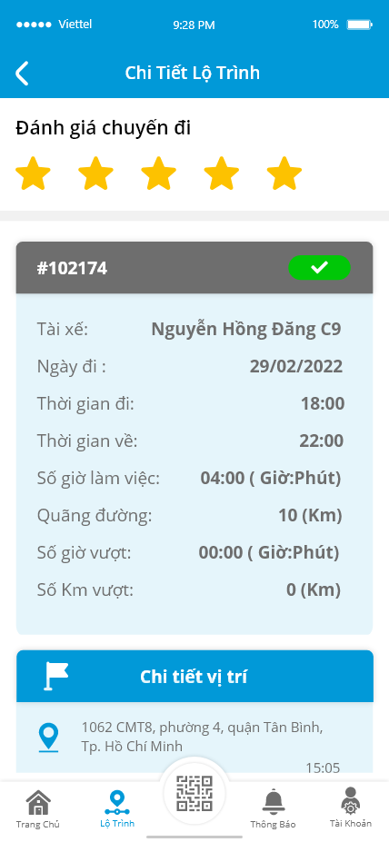 App vận chuyển
